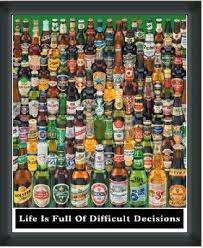 99 Bottles Of Beer On The Wall Original Song Poster Life Is Full Of Difficult Decisions Beer Bottles 16 Inch X 20 Inch Frame Face Width 2 00 Approx Materi Beer Bottle Beer Bottle Art Beer Poster