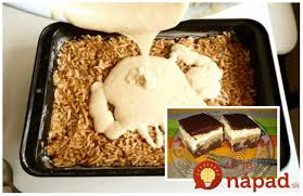 Suroviny kakaový koláč s tvarohom a lieskovcami. Ak Mate Radi Jablka Bol By Hriech Nevyskusat Ho Obrateny Jablkac S Kyslou Smotanou A Cokoladou