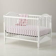 The Land Of Nod Baby Cribs Classic White Wooden Baby Crib In Jenny Lind Collection Baby Cribs Nursery Wall Decals Girl Wooden Baby Crib