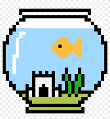 Fish Bowl With Larry Inside Minecraft Halloween Pixel Art Hd Png Download 4400x3700 1899872 Pngfind
