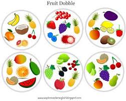 Funglish Fruit Dobble Jeux De Dobble Dobble Dobble Kids