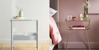 Amerlin 1 drawer white wood nightstand (18 in w. 13 Small Bedside Tables For Tiny Bedrooms Best Nightstands For Small Spaces