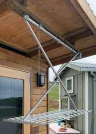The rack ends, which are 36cm wide and 10cm high come in a variety of classic colours with matching cast iron pulleys and wall mounted cleat. Ceiling Mounted Pulley Clothes Airer Clothes Drying Rack Airer Foxydry Mini Ebay