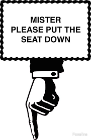 Installing a new toilet seat is an easy diy project. Put The Seat Down Sign Sticker By Foxelina Sticker Sign Seating Signs
