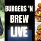 Burgers 'N Brew Live With John Sweet event image