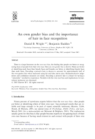 In the poem black hair, gary soto uses imagery to show how he copes with the negativity in his life. Pdf An Own Sex Bias And The Importance Of Hair In Face Recognition