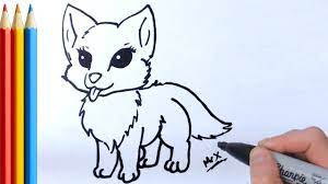 Submit your clip, if chosen, get paid! How To Draw Wolf Simple Step By Step Tutorial Youtube