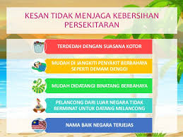 Mutakhir ini, kita sering kali dikejutkan dengan kejadian bencana alam yang melanda hampir endemik ini boleh dihindari sekiranya setiap ahli masyarakat memastikan kebersihan kawasan setempat dan kebersihan kendiri. Kesan Tidak Menjaga Alam Sekitar Cute766