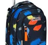 Seven Trolley New Tech, 2 Ruote, 3 in 1, Triplo Uso, Zaino con carrello  sganciabile, Zaino Scuola Viaggio, Bambino Ragazzo. : Amazon.it: Moda