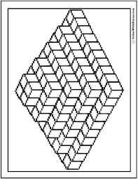 Either way, they are all totally free! 3d Coloring Pages Geometrics And Three D Shapes