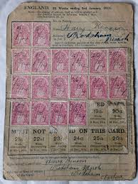 Maybe you would like to learn more about one of these? National Insurance Card 1915 People S History Of The Nhs