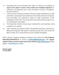 The embassypage for india's high commission in kuala lumpur has updated and verified contact details for the mission, including address, telephone number and fax number, as well as information about the high commission's website and social media presence. India In Malaysia Twitterren Hcikl Is Pleased To Share The Schedule Of Vandebharatmissionphase4 Flights From Kuala Lumpur To India Between 21 31 July 2020 We Thank Malaysiamfa Imigresenmy For Their Continued Cooperation Meaindia