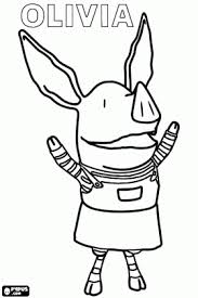 All cartoon, manga and anime characters featured on supercoloring.com are the property of their respective owners. The Little Pig Olivia Lives Many Adventures Coloring Page Pig Crafts Coloring Pages Olivia Book