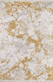 Designer teppich grau gelb 100% wolle handarbeit orient 150x240 cm mh933. Designer Teppich Mundo Gold Gelb Grau Creme Herzgewebt