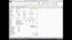 Calcolo Busta Paga Con Excel 2010 Youtube