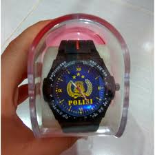 Jam tangan wanita kaca belimbing tanpa logo strap kulit jam tangan cas. Jam Tangan Logo Polisi Shopee Indonesia