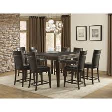Member S Mark Madison 9 Piece Counter Height Dining Set Detail 1 Counter Height Dining Sets Round Dining Table Sets White Round Dining Table