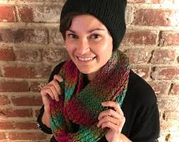 Fruit Punchy Dragon Scale Infinity Scarf, Rave Scarf, Knit Scarf, Super  Light Weight, Colorful, PLUR, Festival Scarf, Handmade