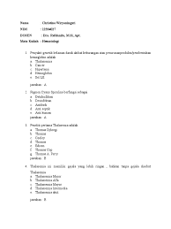 Check spelling or type a new query. Soal2 Hematologi