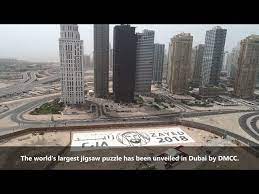 Though described as the 'world's largest jigsaw puzzle,' the jigsaw is 497, 232 pieces short of a giant lotus flower design which holds the current guinness world a professional fitter, who works in home decoration and construction, schubert said his personal record for daily time spent on a puzzle is a. Dmcc Breaks Guinness World Record For Largest Jigsaw Puzzle Year Of Zayed 2018 Youtube