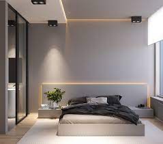 Two Minimalist White Homes With Creative Light And Texture Luxurious Bedrooms Modern Grey Bedroom Modern Luxury Bedroom