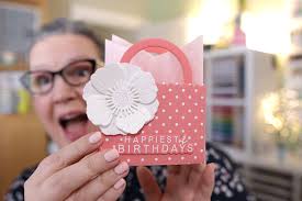 Make a darling gift bag with your stashes of patterned paper today!