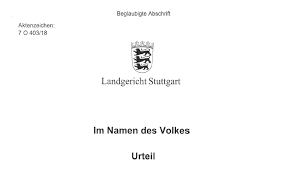 Ein urteil wird rechtskräftig, wenn es nicht mehr durch ein rechtsmittel angefochten werden kann. Sensationsurteil Vom Landgericht Stuttgart Rechtskraftig Landgericht Stuttgart Verurteilt Volkswagen Auch Zu 4 Zinsen Seit Kaufpreiszahlung Abgasskandal Rechtsanwalt Machen Sie Ihr Recht Zu Geld Kfz Sofortcheck