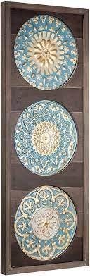 Shabby Chic Wood Metal Medallion Wall Decor Medallion Wall Decor Wall Decor Decor