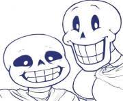 You can now print this beautiful sans and papyrus undertale coloring page or color online for free. Undertale Coloring Pages To Print Undertale Printable