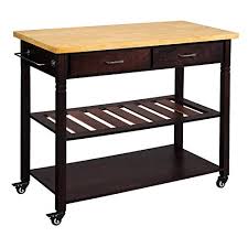 Shop our best selection of made in usa kitchen islands & carts to reflect your style and inspire your home. Vasagle Kitchen Island On Wheels 3 Tier Rolling Kitchen Cart With Rubberwood Table Utility Cart With 2 Drawers And 1 Towel Rack Sturdy Easy Assembly Rustic Style Maple And Dark Walnut Ukkc01cy Buy