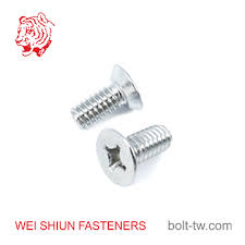 jis standard machine screw flat head m3x8 ni plated mild