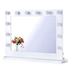 4.3 out of 5 stars. Hollywood Lighted Vanity Mirror With Dimmer Bulbs Chende Tabletop Or Chende Hollywood Vanity Mirror