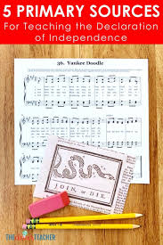 Declaration Of Independence Primary Sources For Kids In 2020 Declaration Of Independence Primary Sources Teaching Social Studies