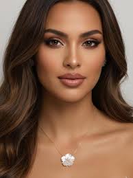 Dainty Mother of Pearl Flower Necklace: 14K Gold Plated Sterling Silver