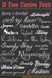 20 Free Cursive Fonts Free Cursive Fonts Cursive Fonts Silhouette Fonts