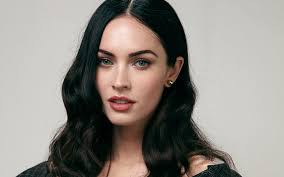 Makeup for pale skin blue eyes black hair. Hd Wallpaper Women S Black Off Shoulder Top Megan Fox Black Hair Makeup Wallpaper Flare