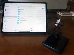 How To Watch Movies From An External Drive On Your Ipad With Ipados Appletoolbox Ipad External Hard Drive Iphone Cable