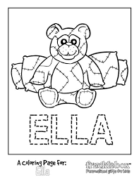 Because you and your children can. Free Coloring Pages For Girls Personalized From Frecklebox Frecklebox