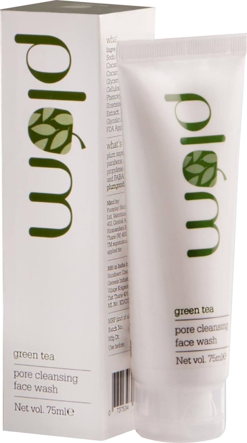 Plam green Tea facewash product image