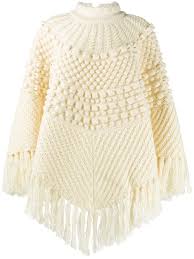 A post shared by вязаниемкyoutube (@knit.blog). Chunky Knit Poncho Saint Laurent Eraldo Com