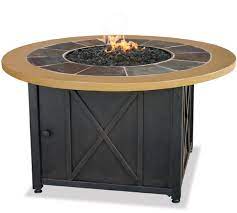 You need to hold the valve in for 5 seconds once the burner is lit to allow the thermocouple time to heat up. Blue Rhino Outdoor Propane Gas Fire Pit Lava Rocks Outdoor Heating Patio Lawn Garden Fcteutonia05 De