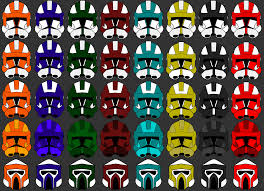 It featured stripes for those with rank, as did the armor on the arms and. Here Are 40 Different Clone Helmet Designs We Have The 212th Battalion The 501st Legion The 41st Star Corps Keeli S Company The 476th Legion My Own Creation The 327th Star Corps The