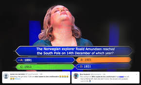 Zoe samuel 6 min quiz sewing is one of those skills that is deemed to be very. Who Wants To Be A Millionaire Contestant Drops From The 500 000 Question To 125 000 Daily Mail Online