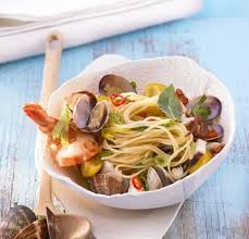 Spaghettini Mit Meeresfruchten Rezept Essen Und Trinken Meeresfruchte Lebensmittel Essen Fruchte