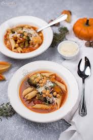 Rezept Fur Herbstliche Gemuse Minestrone Rezept Von Cookingcatrin Minestrone Rezepte Suppen Und Eintopfe