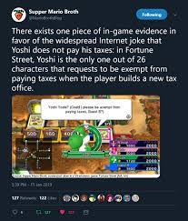Yoshi Committed Tax Fraud Know Your Meme