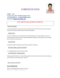 Five key resume tips for landing a maintenance electrician job Shiju Agl New Cv
