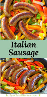 Italian Sausage And Peppers In 2020 Italian Sausage Recipes Stuffed Peppers Easy Meals