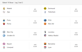 Pengundian babak 16 besar liga champions akan dilakukan di nyon, swiss, senin (14/12/2020) pukul 12.00 atau 18.00 wib. Review Terbaru View Jadwal Pertandingan Liga Champions 16 Besar Images