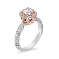 Enchanted Disney Princess 1 1 2 Ct T W Diamond Cushion Frame Crown Engagement Ring In 14k Two Tone Gold Zales Each merchant chooses to make their contact information.